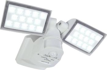 Lutec PERI 6294-PIR-5K WH LED vonkajšia stojaca lampa s PIR senzorom  32 W  biela
