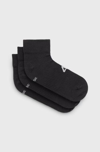 Ponožky 4F (3-pak) dámske, čierna farba
