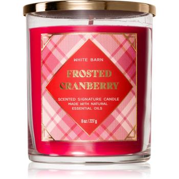 Bath & Body Works Frosted Cranberry vonná sviečka 227 g