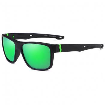 KDEAM Oxford 3 slnečné okuliare, Black / Green (GKD020C03)