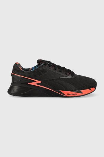 Tréningové topánky Reebok Nano X3 čierna farba