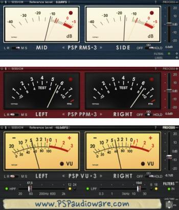 PSP AUDIOWARE TripleMeter (Digitálny produkt)