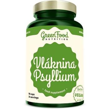 GreenFood Nutrition Vláknina Psylium 96 kapsúl (8594193920365) + ZDARMA Jód GreenFood Nutrition
