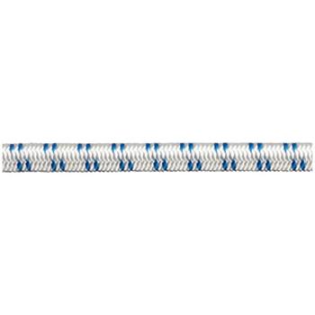 gumové lano pletené (Ø x d) 8 mm x 100 m dörner + helmer 190161 biela, modrá