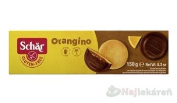 Schär Orangino bezlepkové polomáčané piškóty s pomarančovou náplňou 150 g