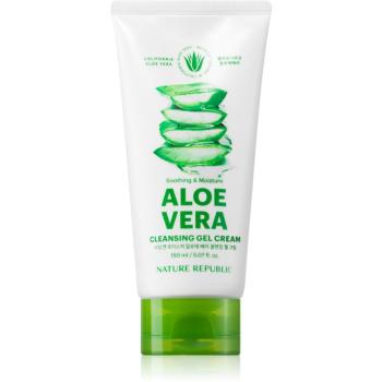 NATURE REPUBLIC Soothing & Moisture Aloe Vera Cleansing Gel Cream hydratačný čistiaci krém s upokojujúcim účinkom 150 ml