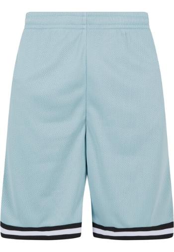 Urban Classics Stripes Mesh Shorts oceanblue/black/white - XXL