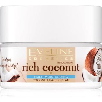 Eveline Cosmetics Rich Coconut výživný krém pre omladenie pleti s probiotikami 50 ml
