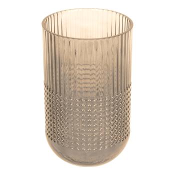 Svetlohnedá sklenená váza PT LIVING Attract, výška 20 cm