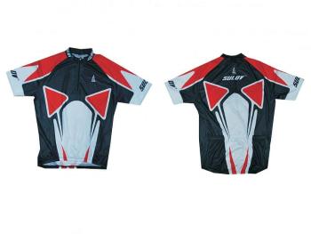 Sulov Cyklistický dres 2, červený Oblečení velikost: L
