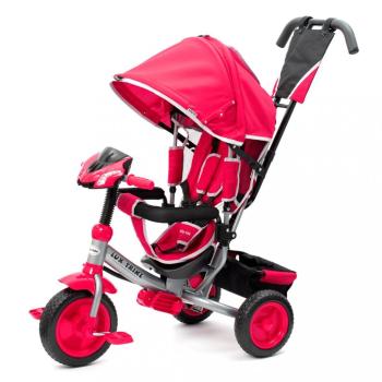 Detská trojkolka so svetlami Baby Mix Lux Trike ružová