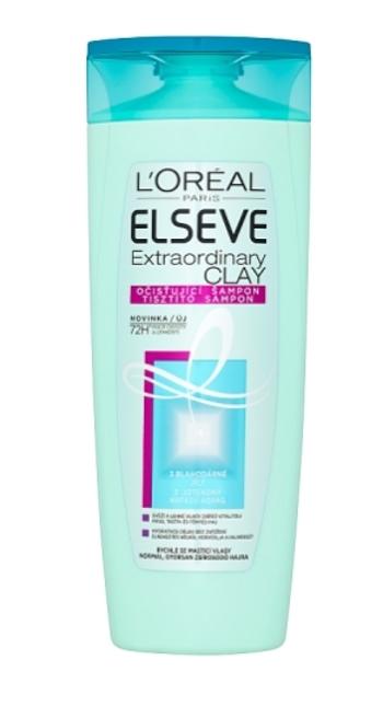 Elséve L’Oréal Paris Extraordinary Clay, šampón 400 ml