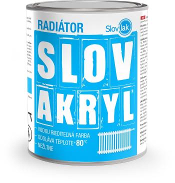 SLOVAKRYL RADIÁTOR - Farba na radiátory 0,75 kg 1000 - biela