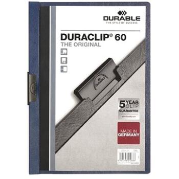 DURABLE Duraclip A4, 60 listov, modré (220907)