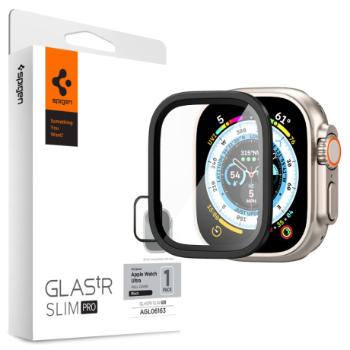 Spigen Glas.Tr Slim ochranné sklo na Apple Watch Ultra 49mm, čierne (AGL06161)