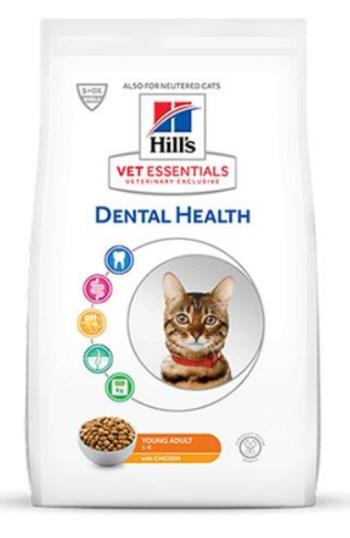 HILLS VE Feline Young Adult Dental Health Chicken granule pre dospelé mačky 1,5kg