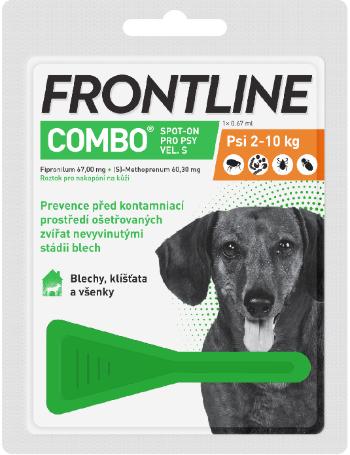 Frontline Combo Spot-On pre psy S 2-10 kg 1 ks