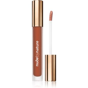 Nude by Nature Satin Liquid Lipstick krémový rúž so saténovým finišom odtieň 08 Sienna 3,75 ml