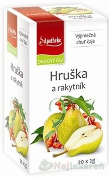 APOTHEKE PREMIER SELECTION ČAJ HRUŠKA A RAKYTNÍK, 20x2 g