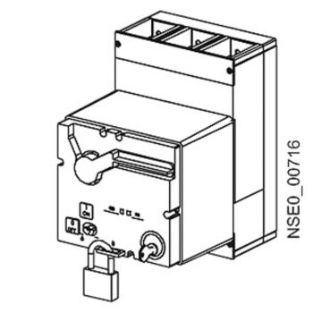 Siemens 3VL9400-3MN00 motorový pohon 1 ks    (š x v x h) 140 x 160 x 160 mm