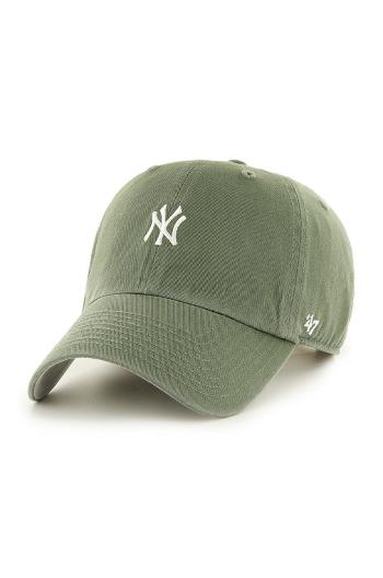 Čiapka 47 brand MLB New York Yankees šedá farba, s nášivkou, B-BSRNR17GWS-MSA