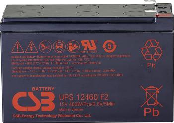 CSB Battery UPS 12460 high-rate UPS12460F2 olovený akumulátor 12 V 9.6 Ah olovený so skleneným rúnom (š x v x h) 151 x 9