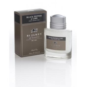 St James of London Black Pepper & Lime, gél po holení 100 ml