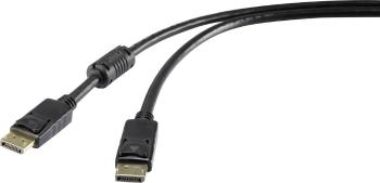 Renkforce DisplayPort prepojovací kábel #####DisplayPort Stecker, #####DisplayPort Stecker 3.00 m čierna RF-4212204 pozl