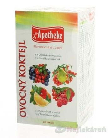 APOTHEKE PREMIER SELECTION ČAJ OVOCNÝ KOKTEJL, 20x2 g