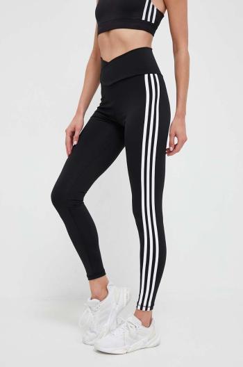 Legíny adidas Originals dámske, čierna farba, s nášivkou