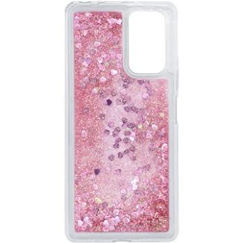 iWill Glitter Liquid Heart Case pre Xiaomi Redmi Note 10 Pink (DIP123_74)