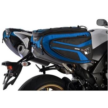 OXFORD Bočné tašky na motocykel P50R (čierno/modré, objem 50 l, pár) (M006-218)