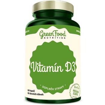 GreenFood Nutrition Vitamín D3 60 kapsúl (8594193920648)