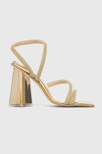 Sandále Chiara Ferragni CF3136_005 zlatá farba, CF STAR HEEL 100