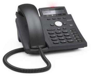 SNOM D315 systémový telefón, VoIP  grafický displej čierna