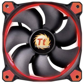 Thermaltake Riing 14 PC vetrák s krytom červená (š x v x h) 140 x 140 x 25 mm vrátane LED osvetlenia