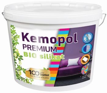 KEMOPOL PREMIUM BIO SILIKÁT - Umývateľná silikátová interiérová farba biela 15 l