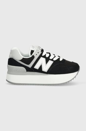 Tenisky New Balance WL574ZSA čierna farba