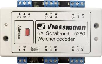 Viessmann 5280  spínacie a koľajnicové dekodér modul
