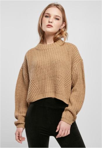 Urban Classics Ladies Wide Oversize Sweater unionbeige - XL