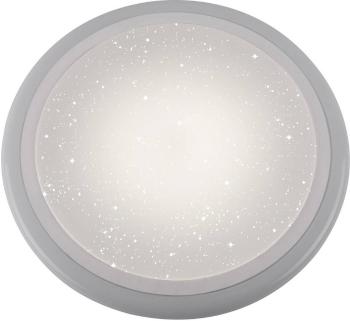 LeuchtenDirekt Luisa 15230-16 LED stropné svietidlo biela 42 W RGBW nastaviteľná farba displeja, funkcia pamäte, s hvězd