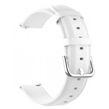 Samsung Galaxy Watch Active 2 40/44mm Leather Lux remienok, white