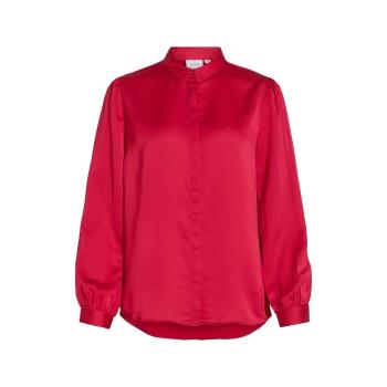 Vila  Noos Ellette Satin Shirt - Love Potion  Blúzka Ružová