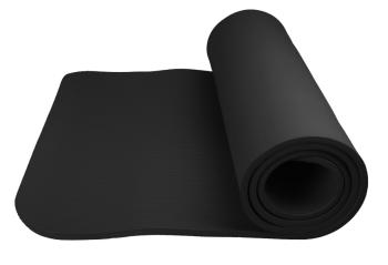 POWER SYSTEM Podložka na cvičenie - FITNESS YOGA MAT PLUS Black