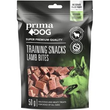 PrimaDog Výcvikové maškrty pre psov – jahňacie kúsky 50 g (6430056888293)