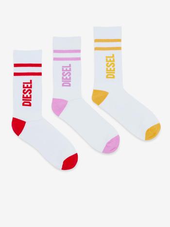 Diesel Ponožky 3 páry Biela