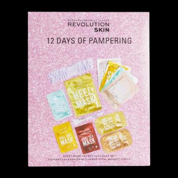 REVOLUTION Skincare, 12 Days of Face, Body & Hair Mask Advent Calendar, sada 12 ks