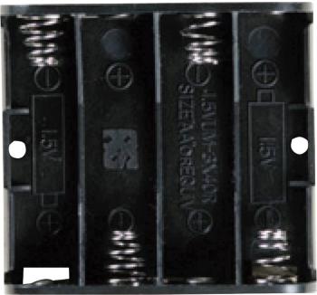 Takachi SN34PC batériový držák 4x mignon (AA) spájkovacie pin (d x š x v) 61.9 x 57.2 x 15 mm