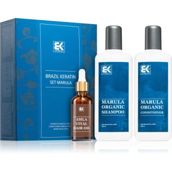 Brazil Keratin Marula Organic Set sada (pre poškodené a krehké vlasy)