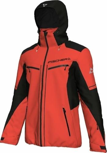 Fischer RC4 Jacket Red Tomato L Lyžiarska bunda